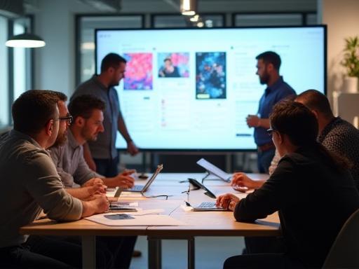 Photo of the Kalpa Studio team working